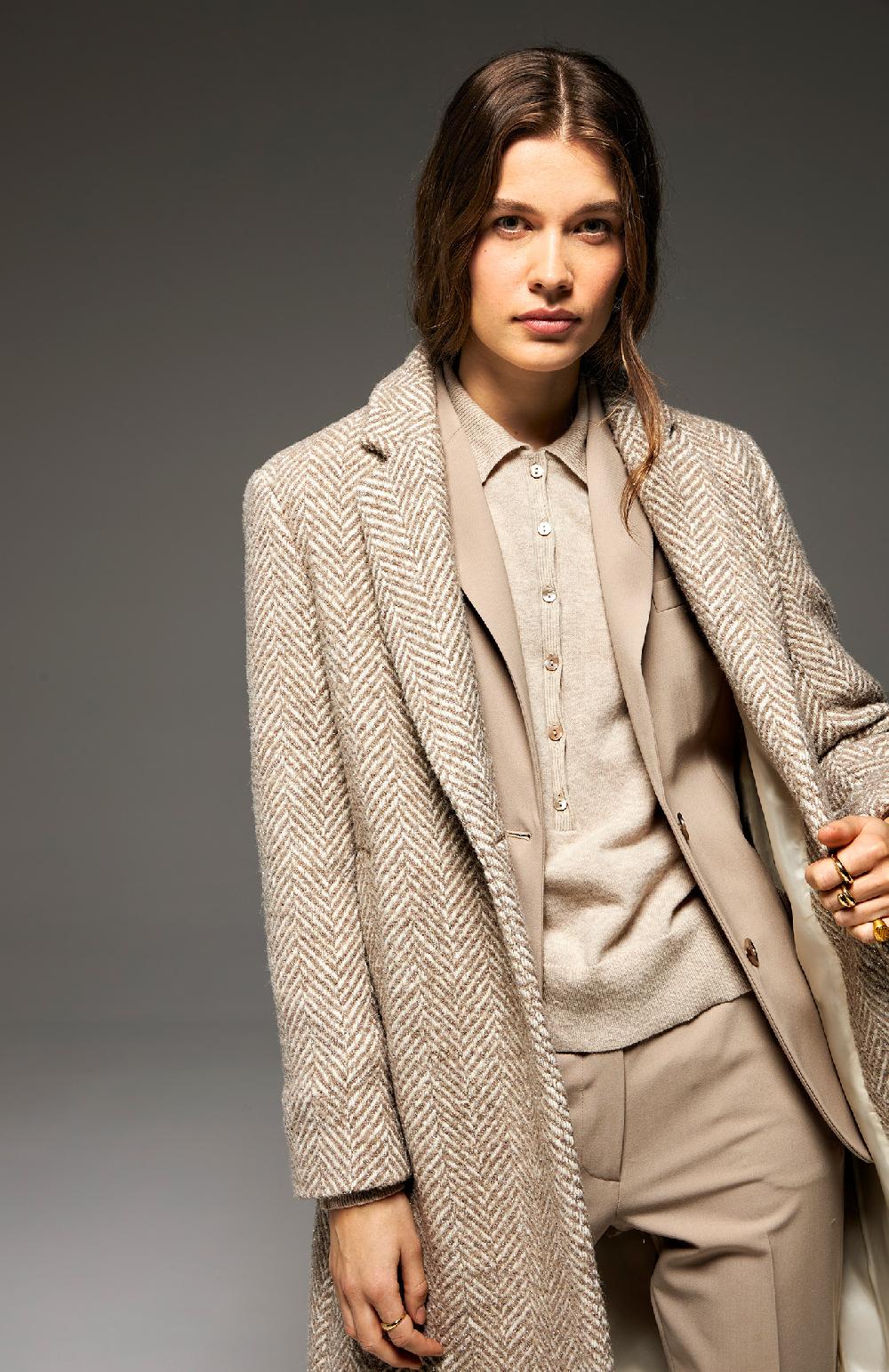 Seventy Giacca monopetto in gabardina misto lana - Col. Neutro Sconto