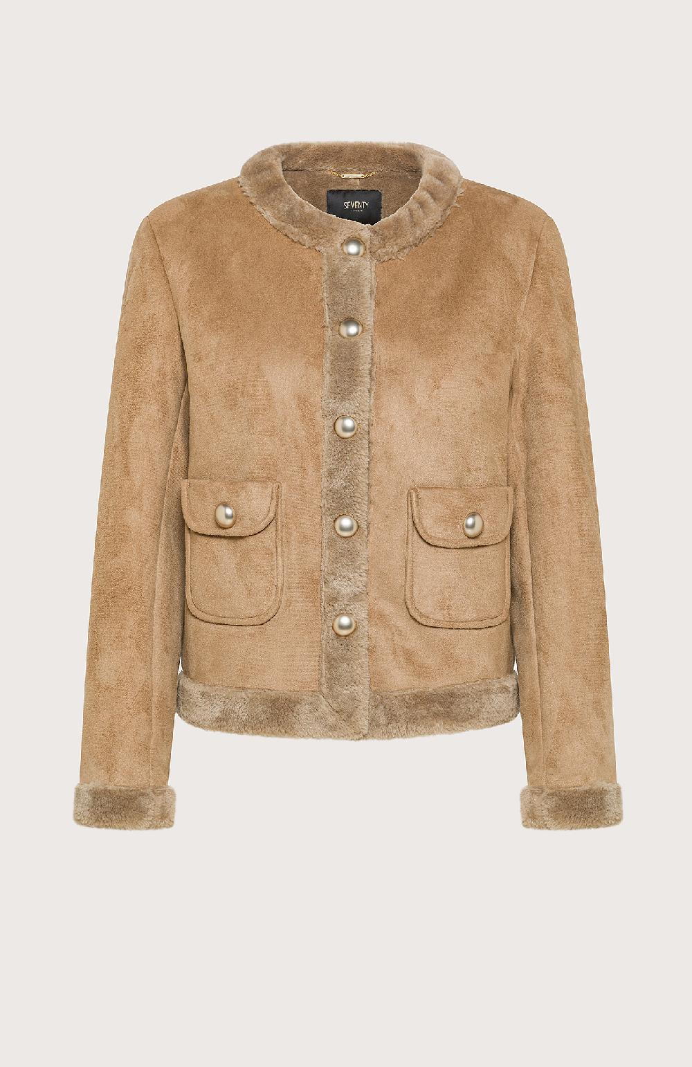 Seventy Giacchetta girocollo in ecomontone leggero - Col. Neutro Offerte