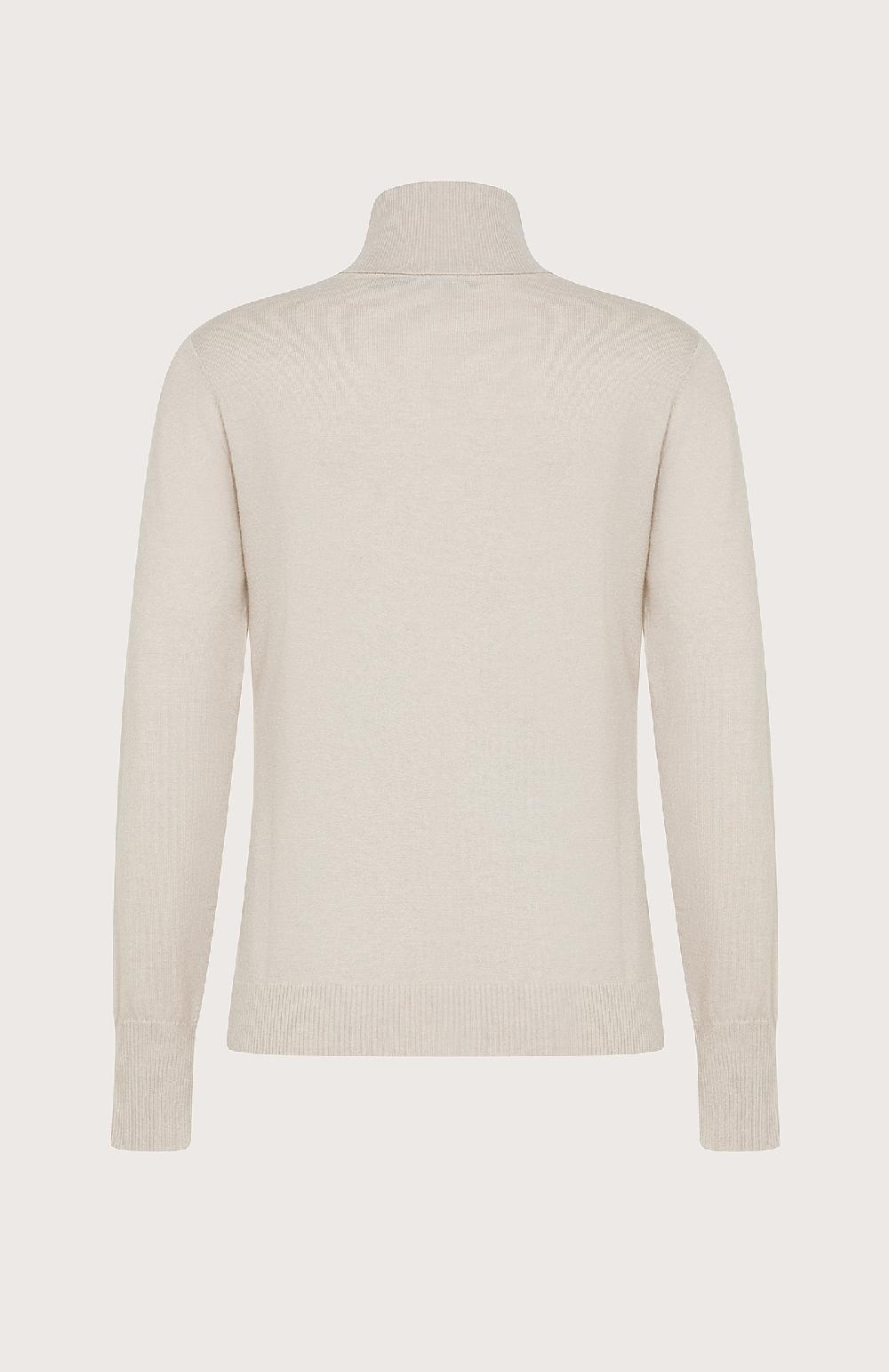 Seventy Maglione in viscosa stretch a collo alto - Col. Grigio Qualità Garantita