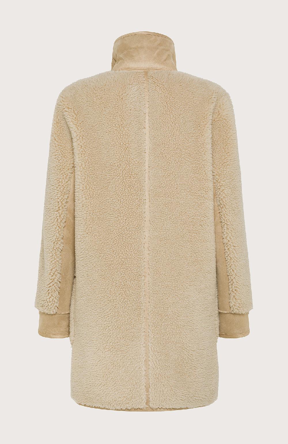 Seventy Ecomontone lungo con fibbie su collo - Col. Neutro Fino Al -60%