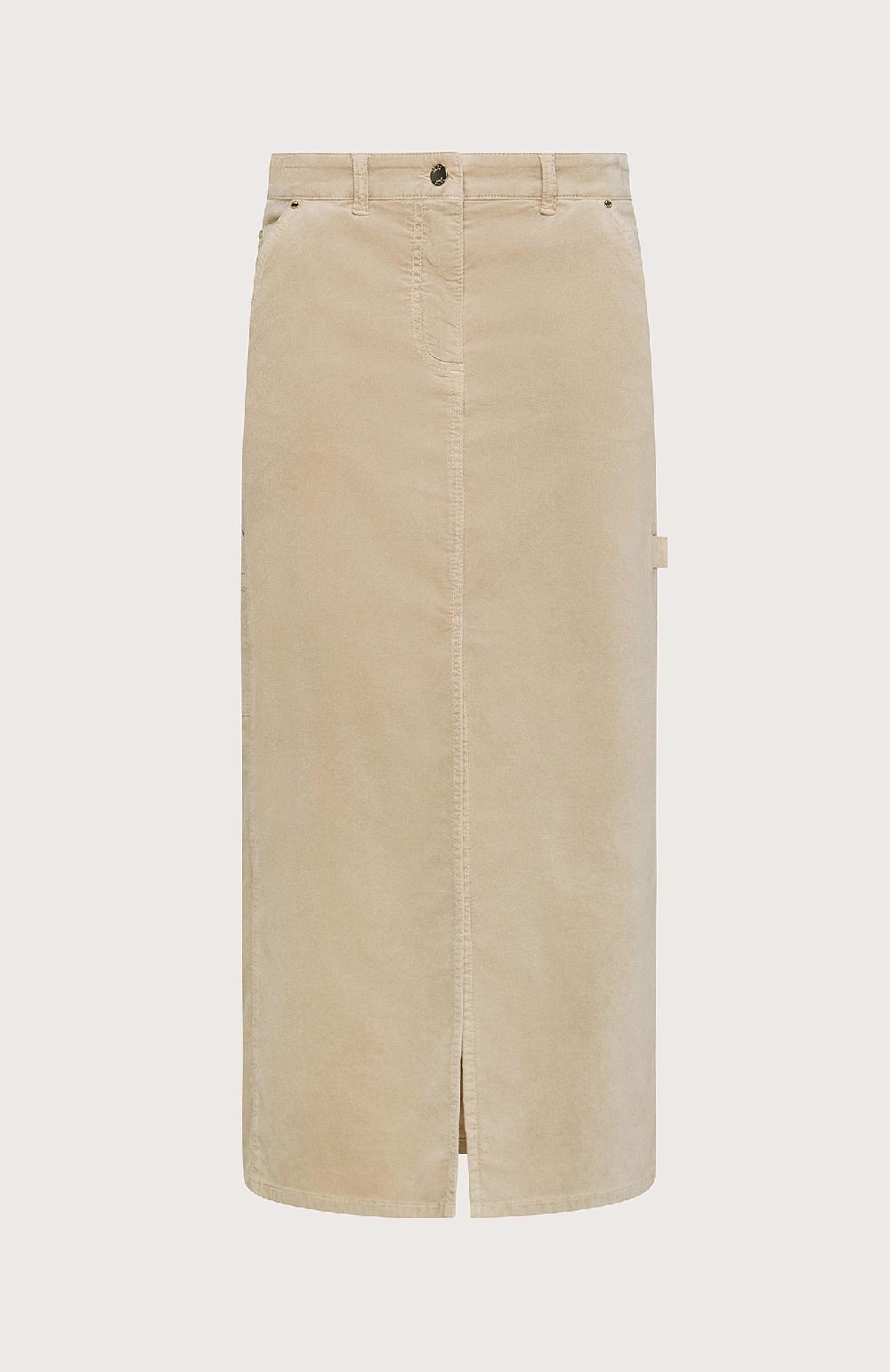 Seventy Gonna lunga in denim washed - Col. Neutro Economico