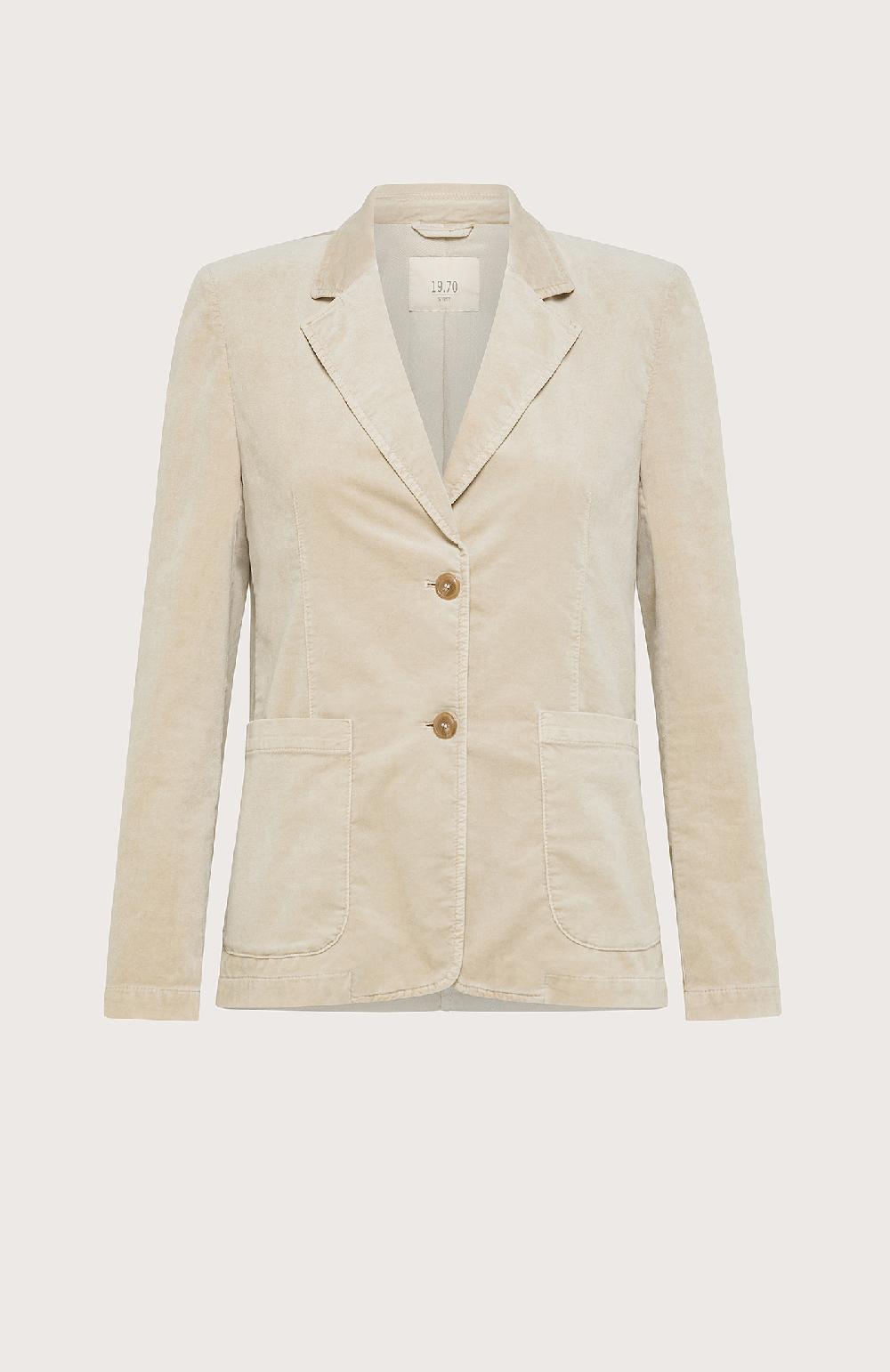 Seventy Blazer con collo a rever in maglia - Col. Neutro Moda