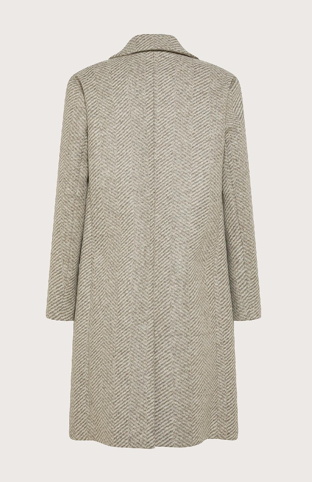 Seventy Cappotto monopetto in misto lana neoprene - Col. Grigio Italia