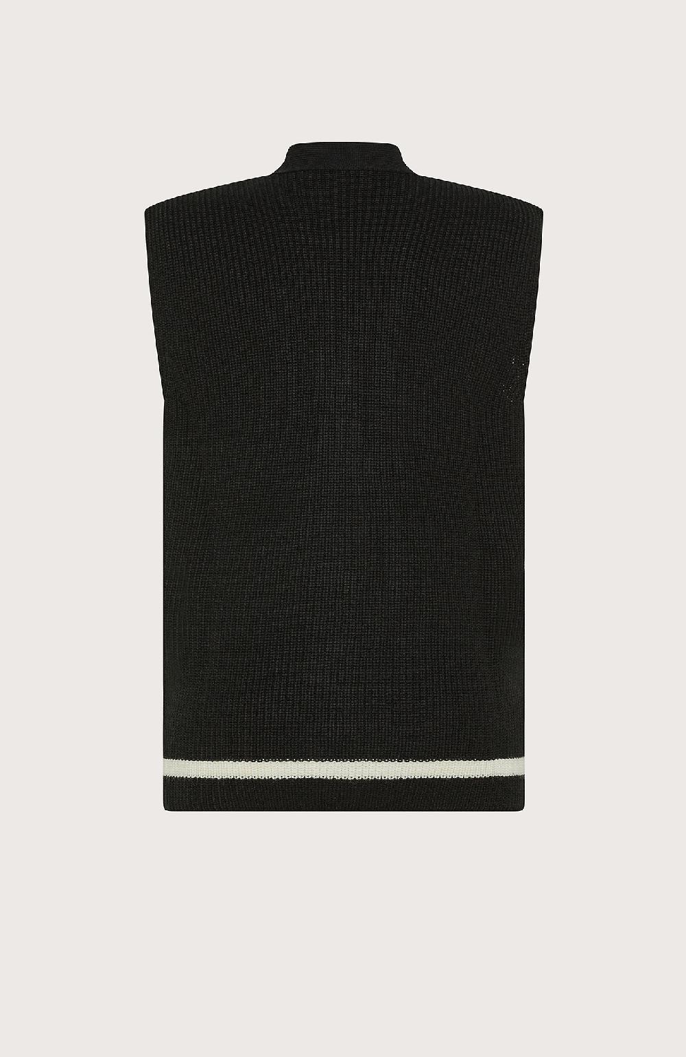 Seventy Gilet bimateriale con imbottitura - Col. Nero Nuovo