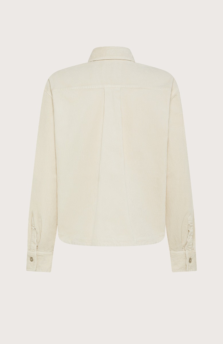 Seventy Overshirt boxy in fvelluto cotone modal - Col. Neutro Vendita