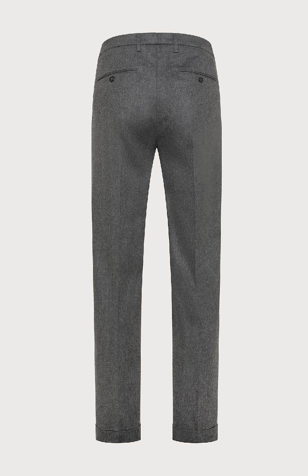 Seventy Pantalone chino in flanella cardata mono-stretch - Col. Grigio Sconto