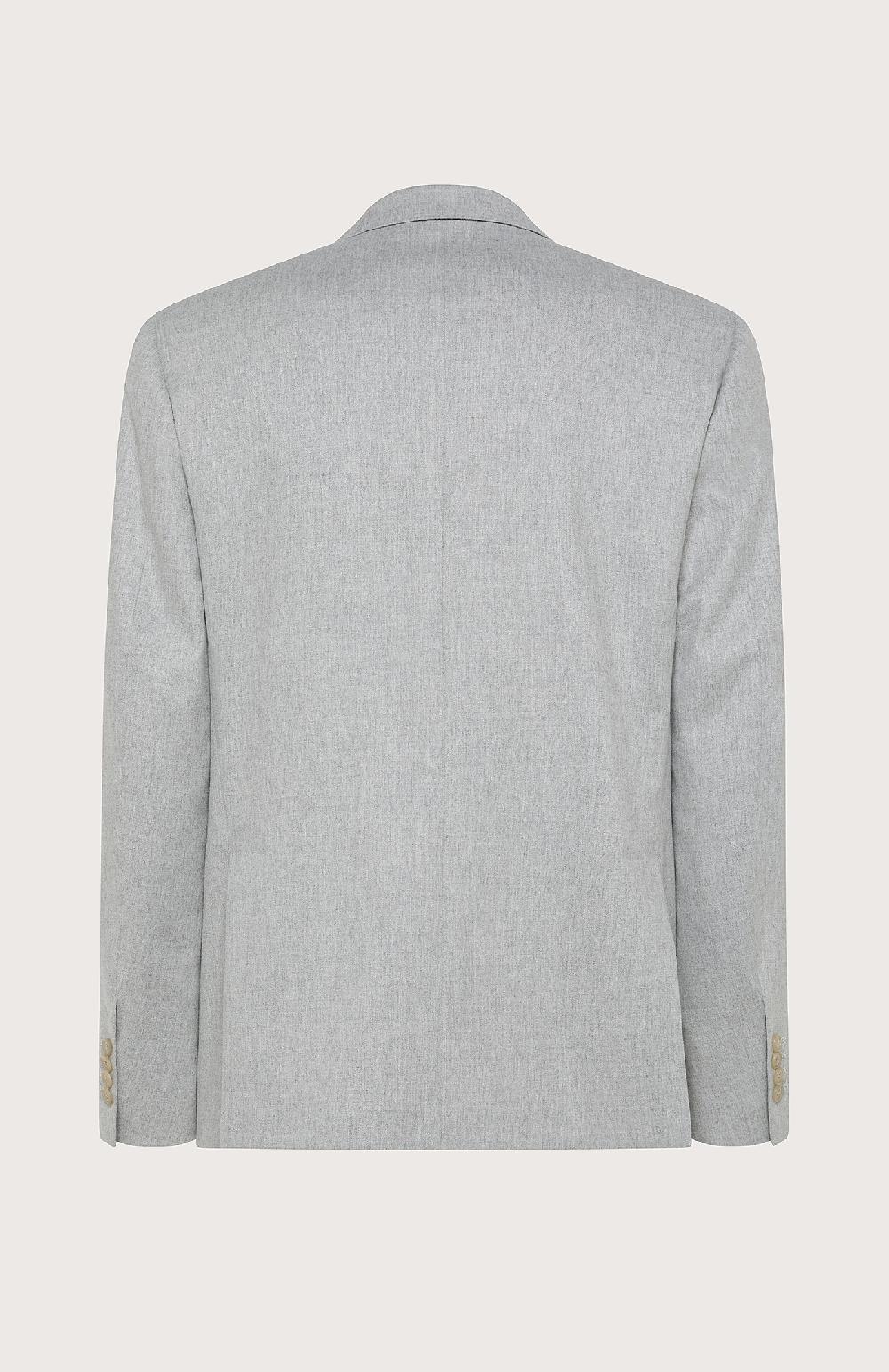 Seventy Giacca monopetto in flanella cardata monostretch - Col. Grigio Offerta