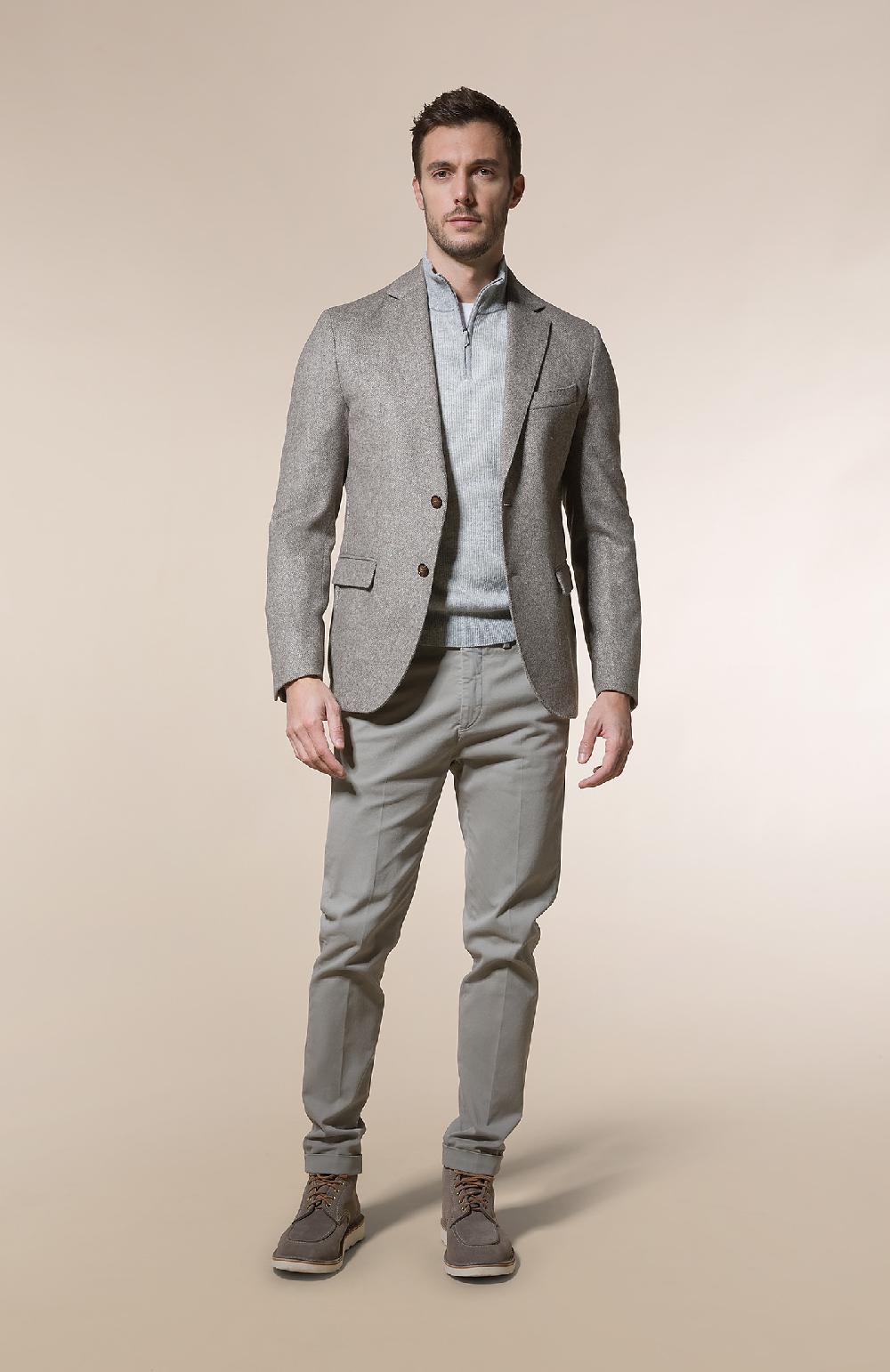 Seventy Pantalone chino in gabardina stretch - Col. Neutro Moda