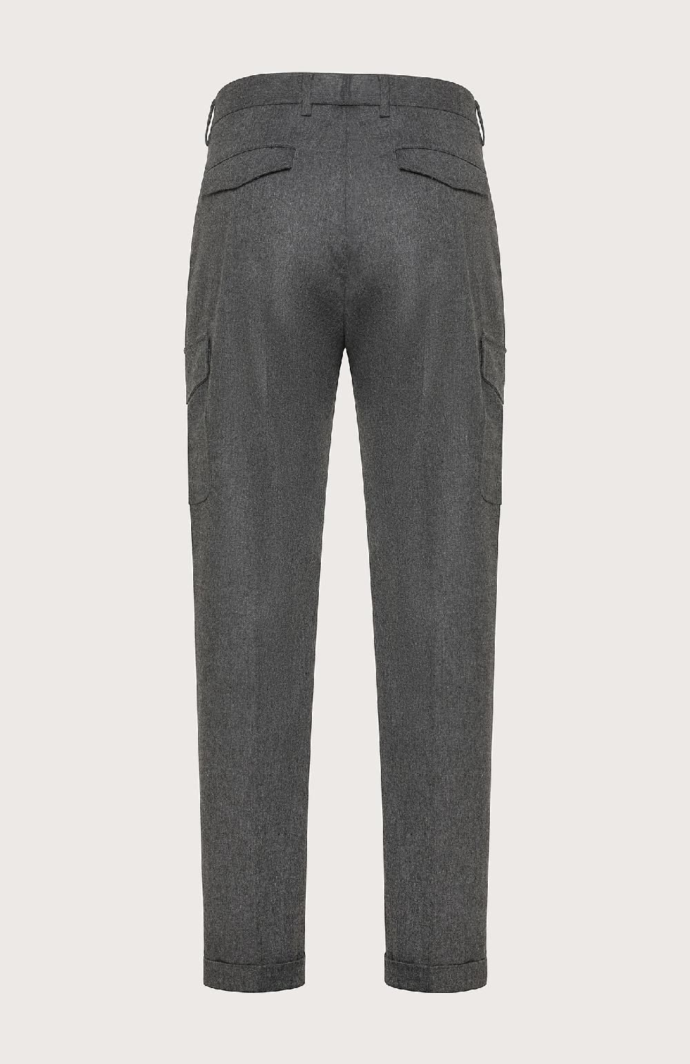 Seventy Pantalone lungo con tasche in flanella - Col. Grigio Soddisfazione Garantita