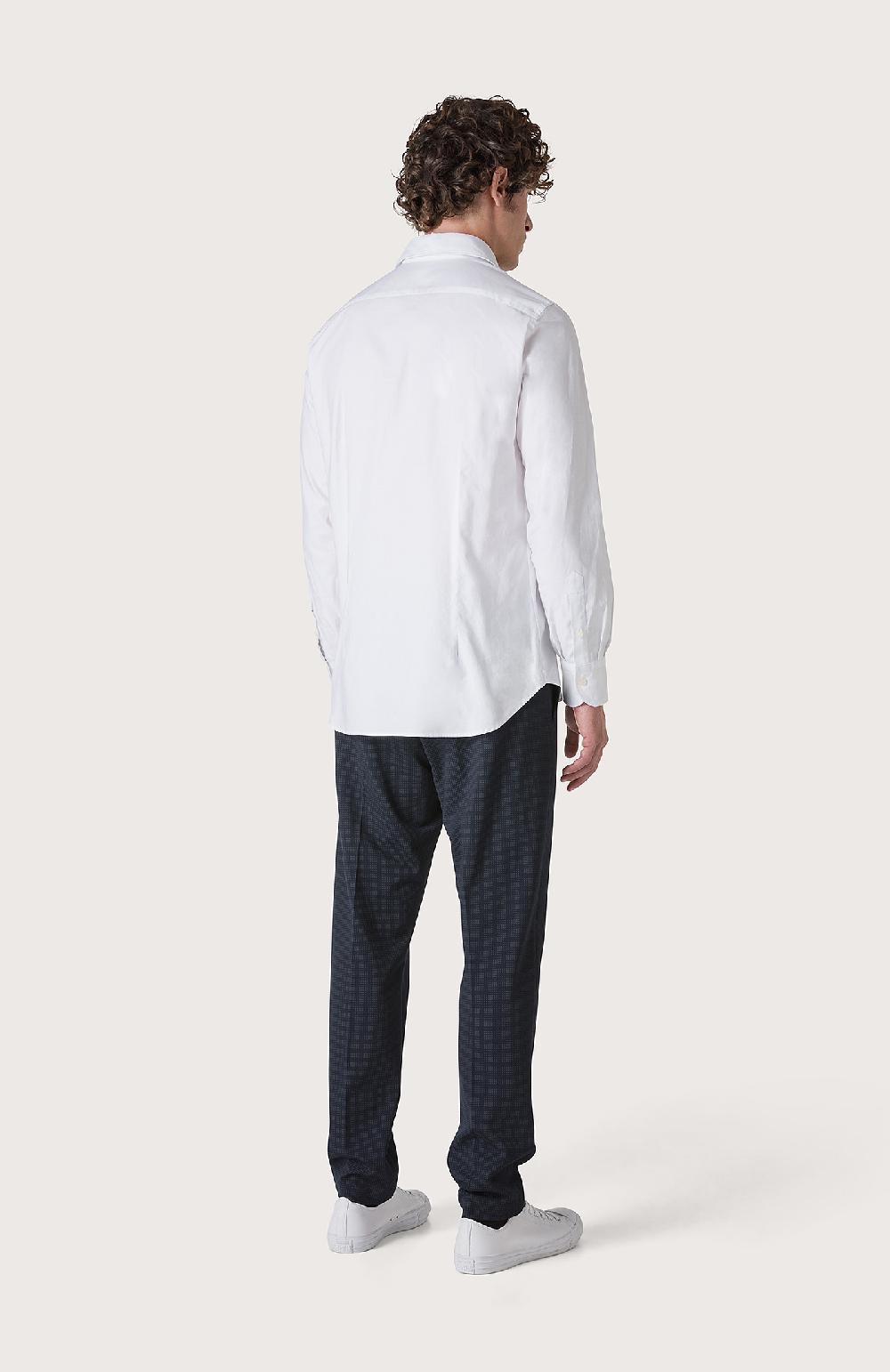 Seventy Camicia regular fit realizzata in oxford ritorto tinto filo - Col. Neutro Fino Al -60%