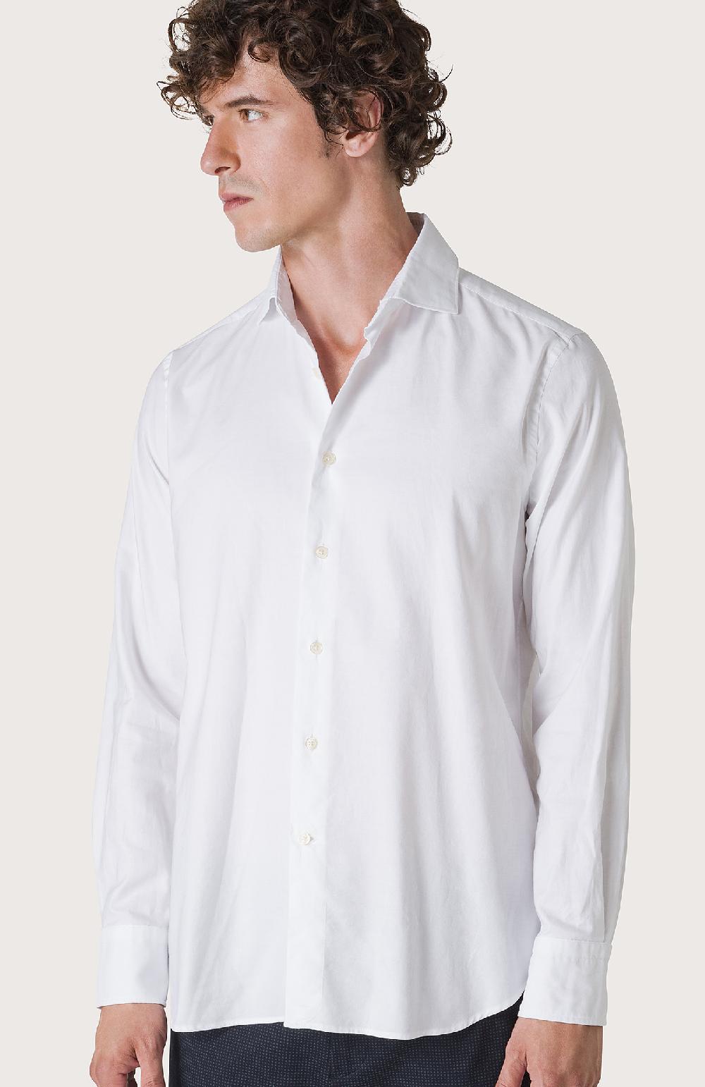 Seventy Camicia regular fit realizzata in oxford ritorto tinto filo - Col. Neutro Fino Al -60%