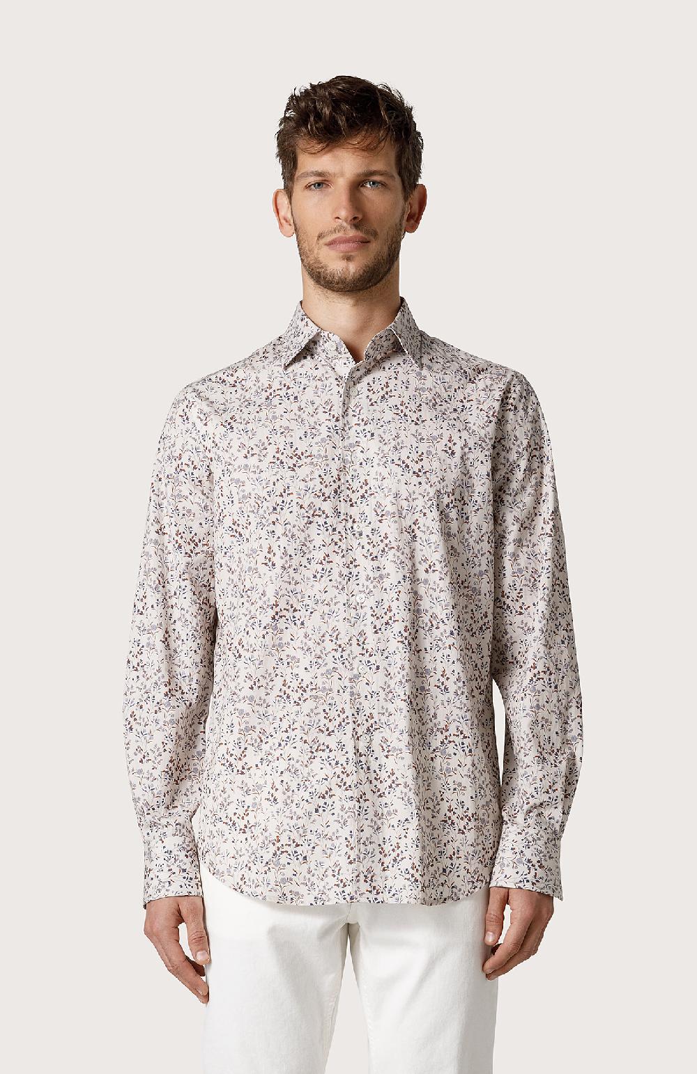 Seventy Camicia stampata - Col. Bianco Prezzo Ridotto