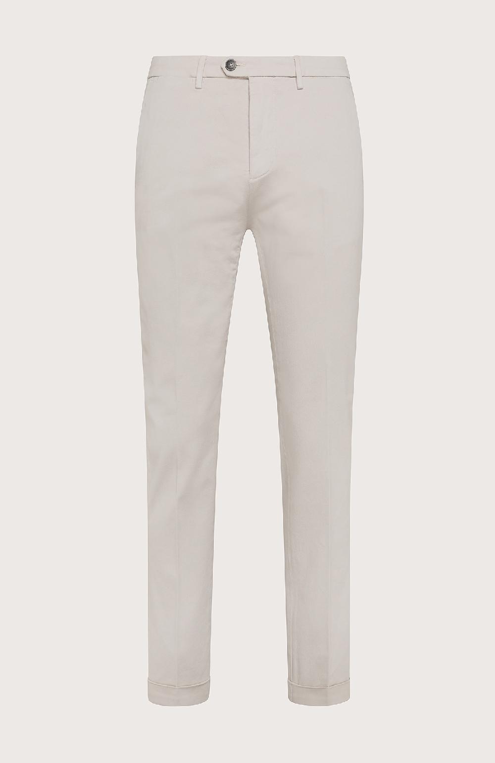 Seventy Pantalone chino in gabardina - Col. Bianco Sottocosto