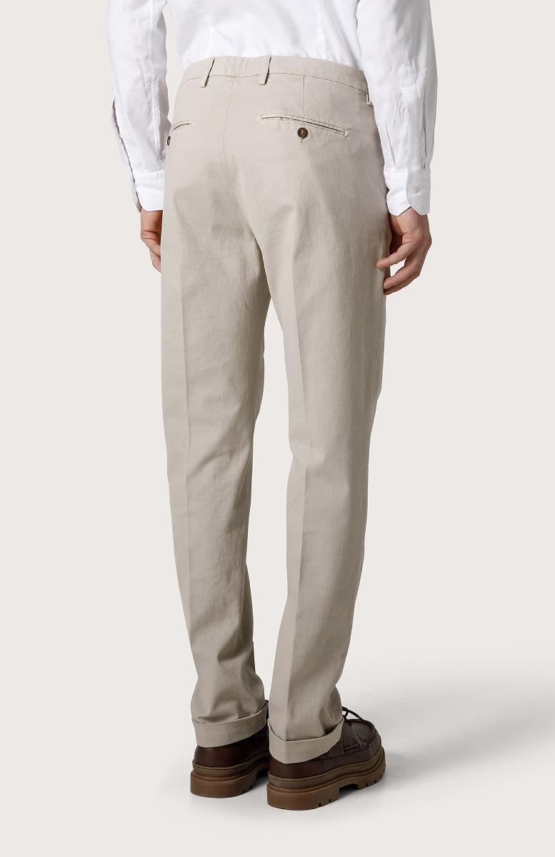 Seventy Pantalone chino in gabardina - Col. Bianco Sottocosto
