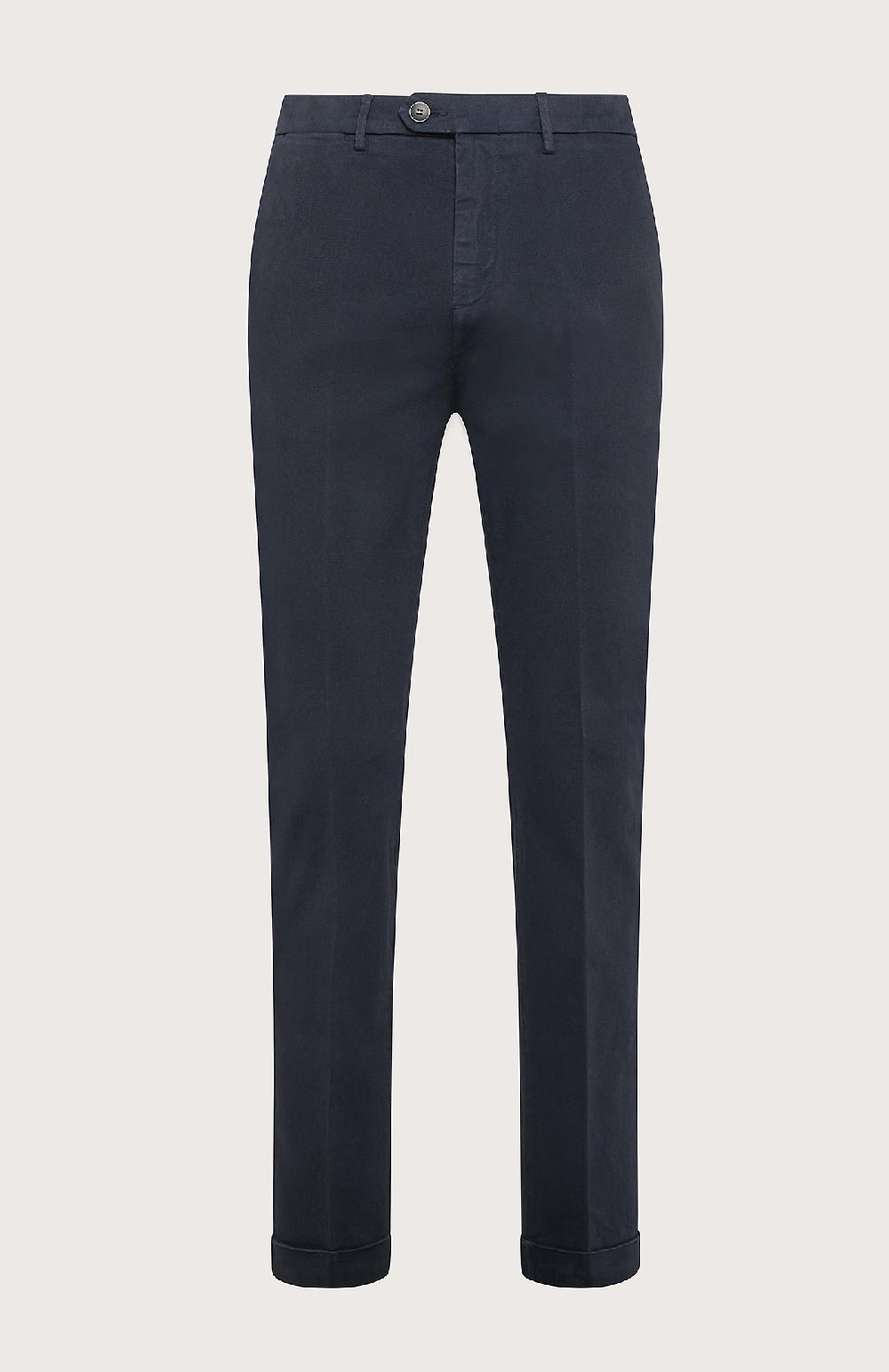 Seventy Pantalone chino in gabardina - Col. Blu Presa