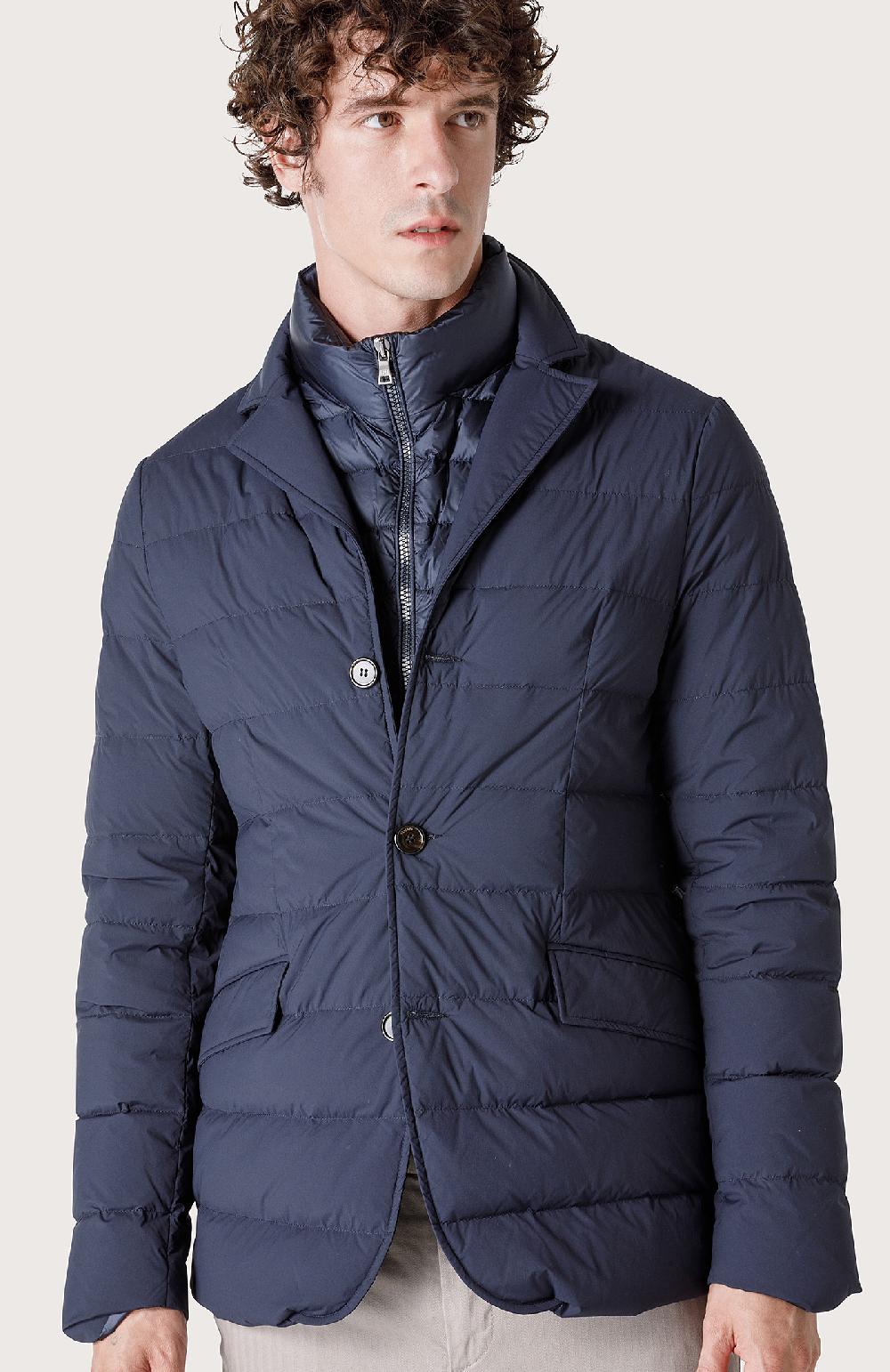 Seventy Giubbotto imbottito con stacchino - Col. Blu Economico