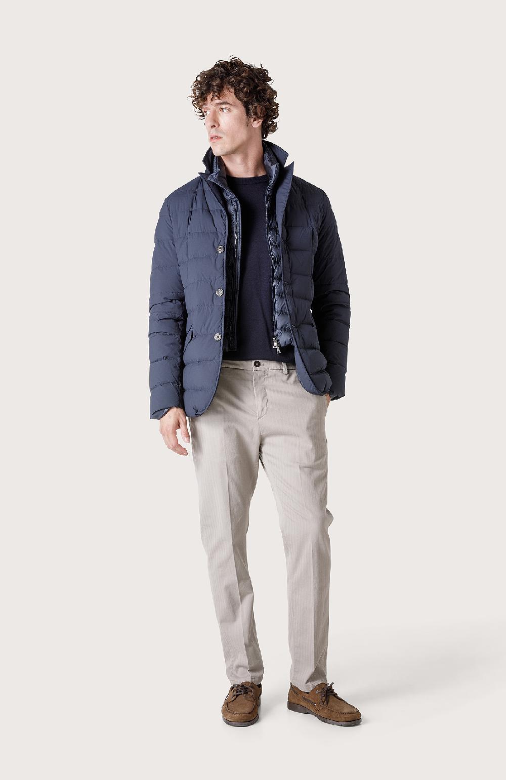 Seventy Giubbotto imbottito con stacchino - Col. Blu Economico