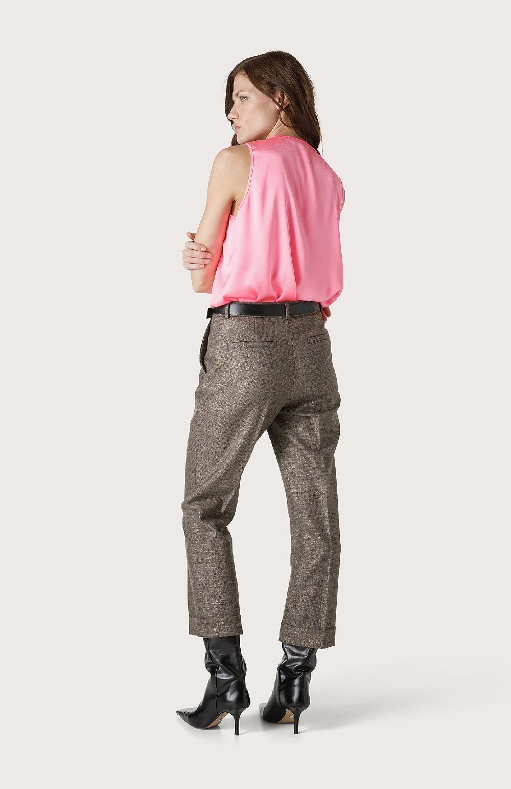 Seventy Pantalone chino in flanella - Col. Marrone Offerte