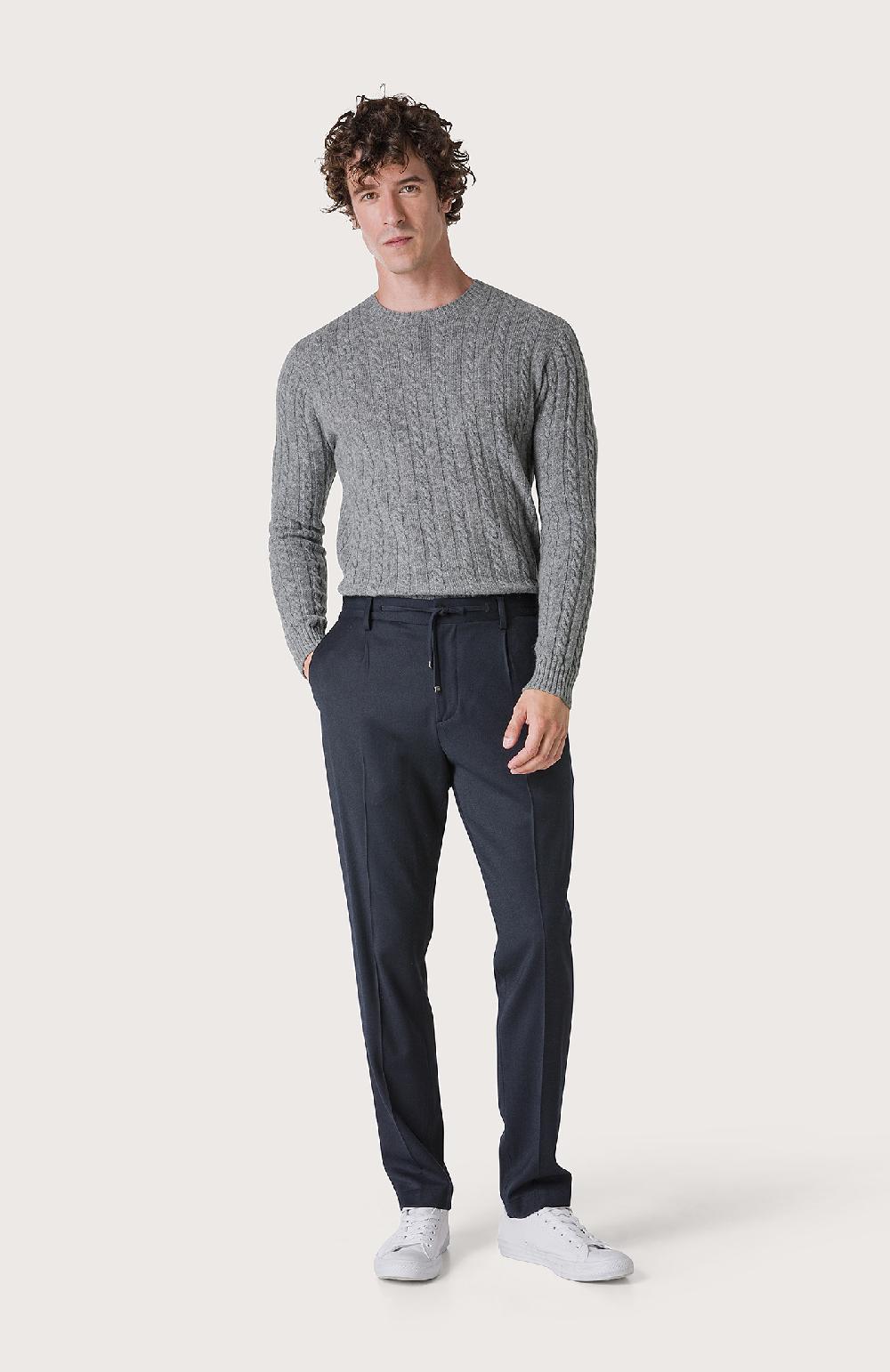 Seventy Pantalone con coulisse e pence - Col. Blu Prezzo Ridotto
