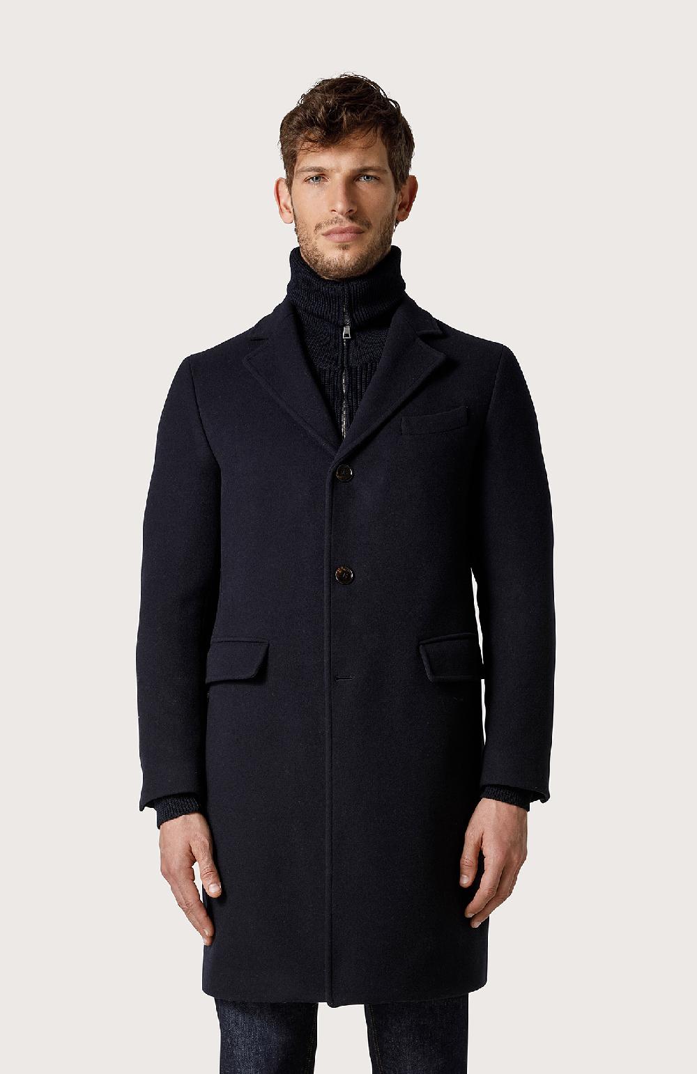 Seventy Cappotto monopetto - Col. Blu In Vendita