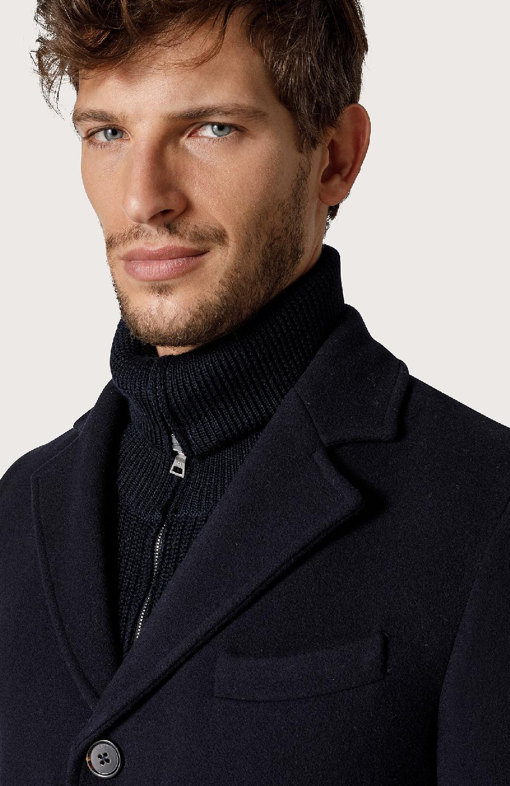 Seventy Cappotto monopetto - Col. Blu In Vendita