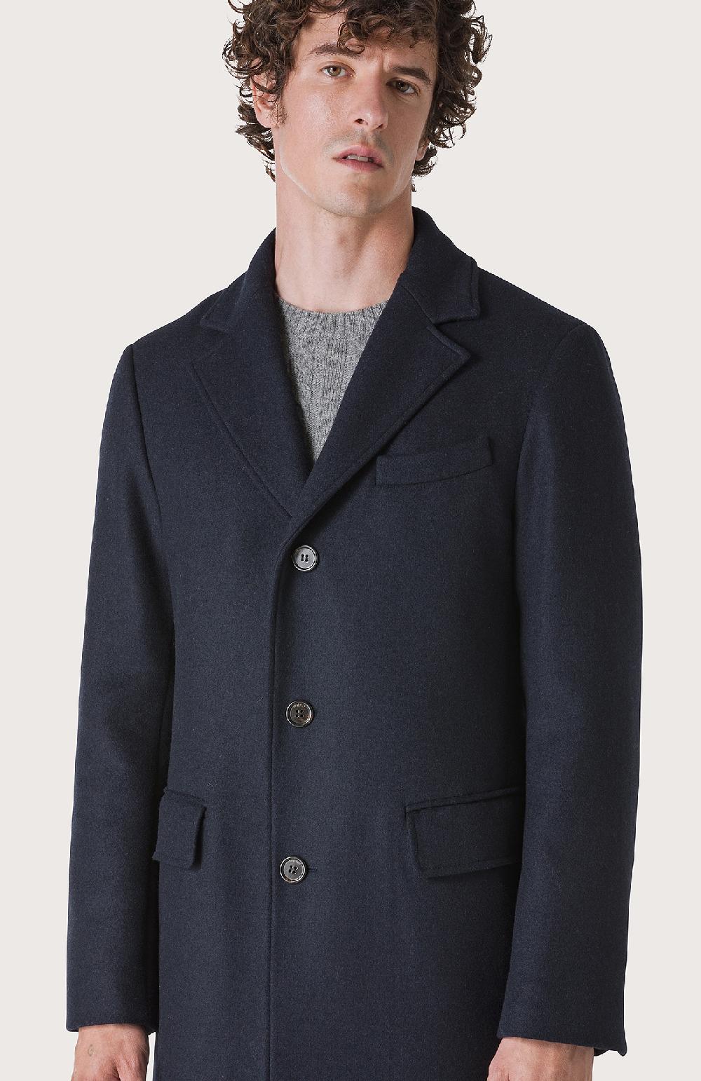 Seventy Cappotto foderato a 3 bottoni - Col. Blu Saldi