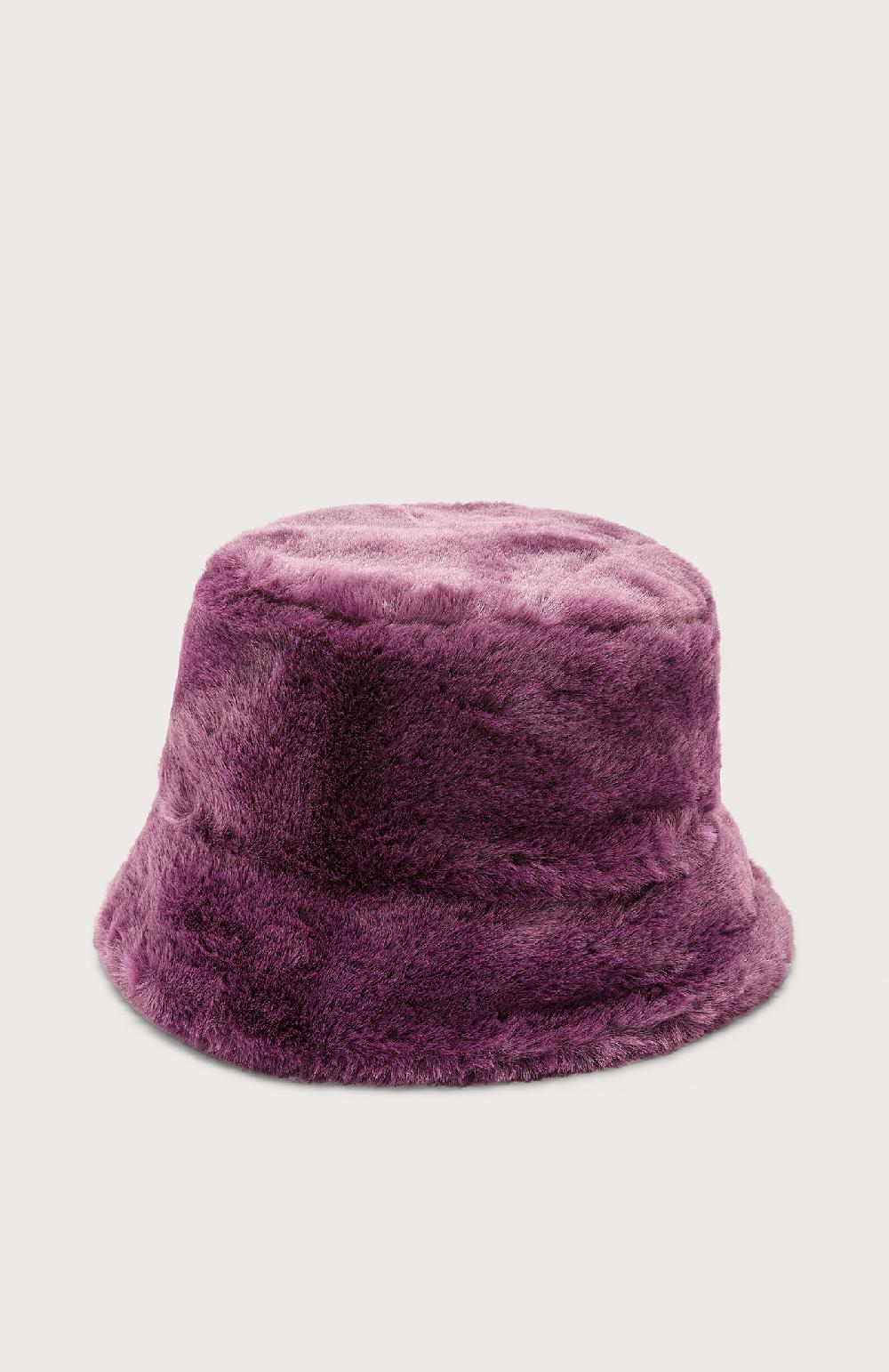 Seventy Cappello in eco pelliccia - Col. Viola Prezzo Ridotto