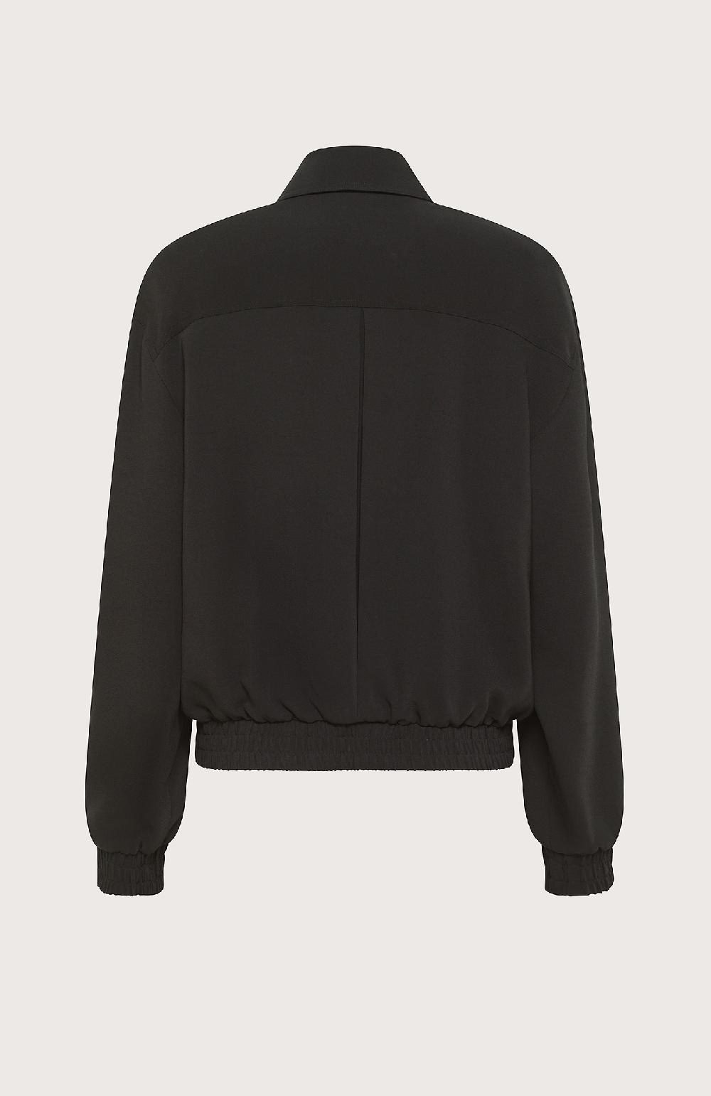 Seventy Giacchetta con zip in cady stretch - Col. Nero Saldi