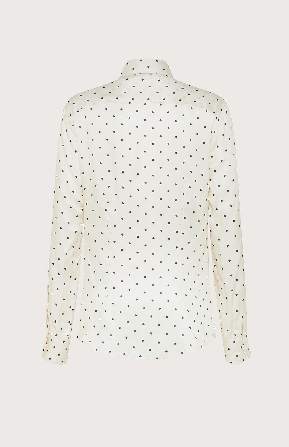 Seventy Camicia regular fit con stampa a pois - Col. Neutro Nuova