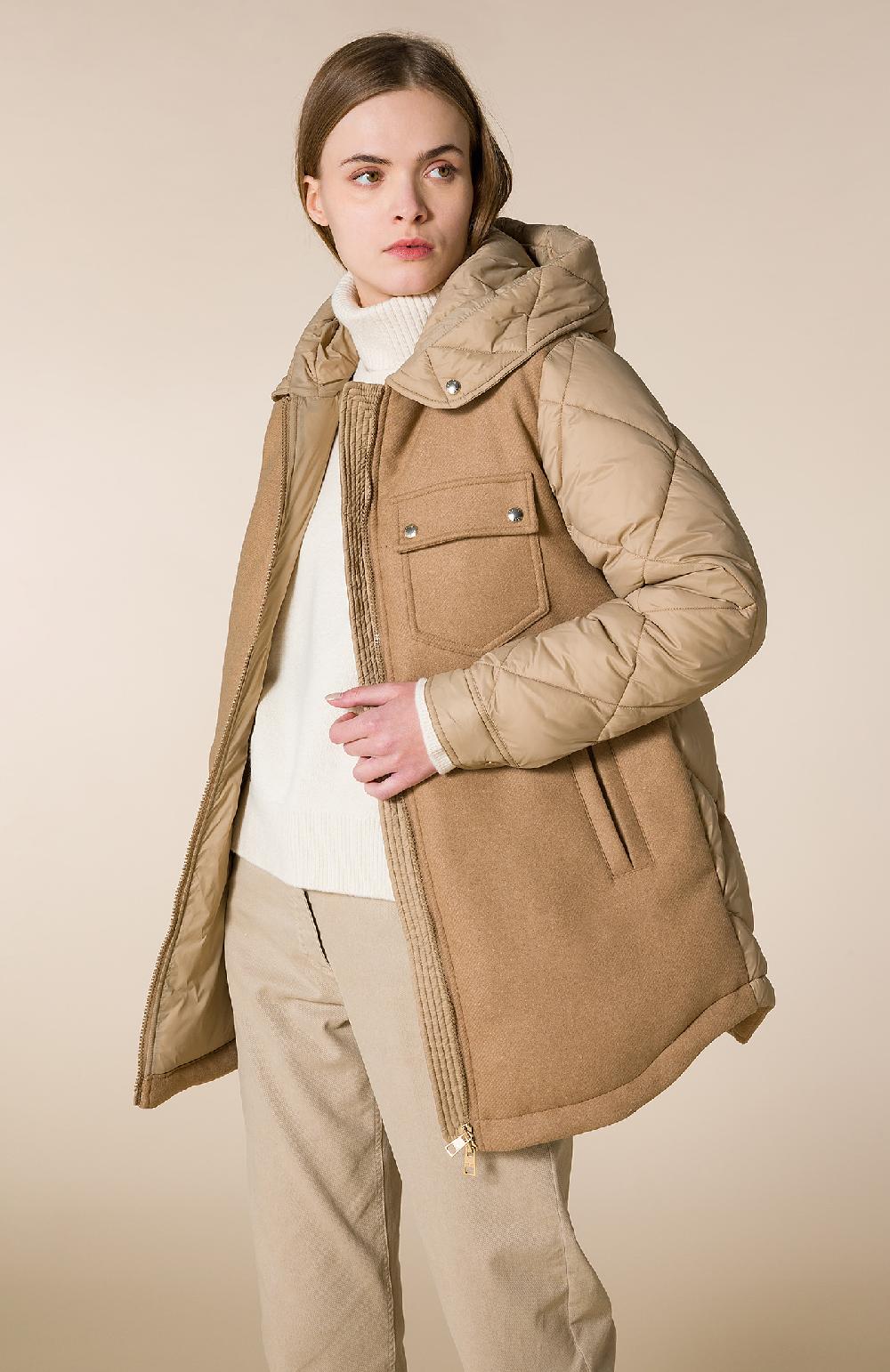 Seventy Giaccone bimateriale - Col. Neutro Pezzi Unici