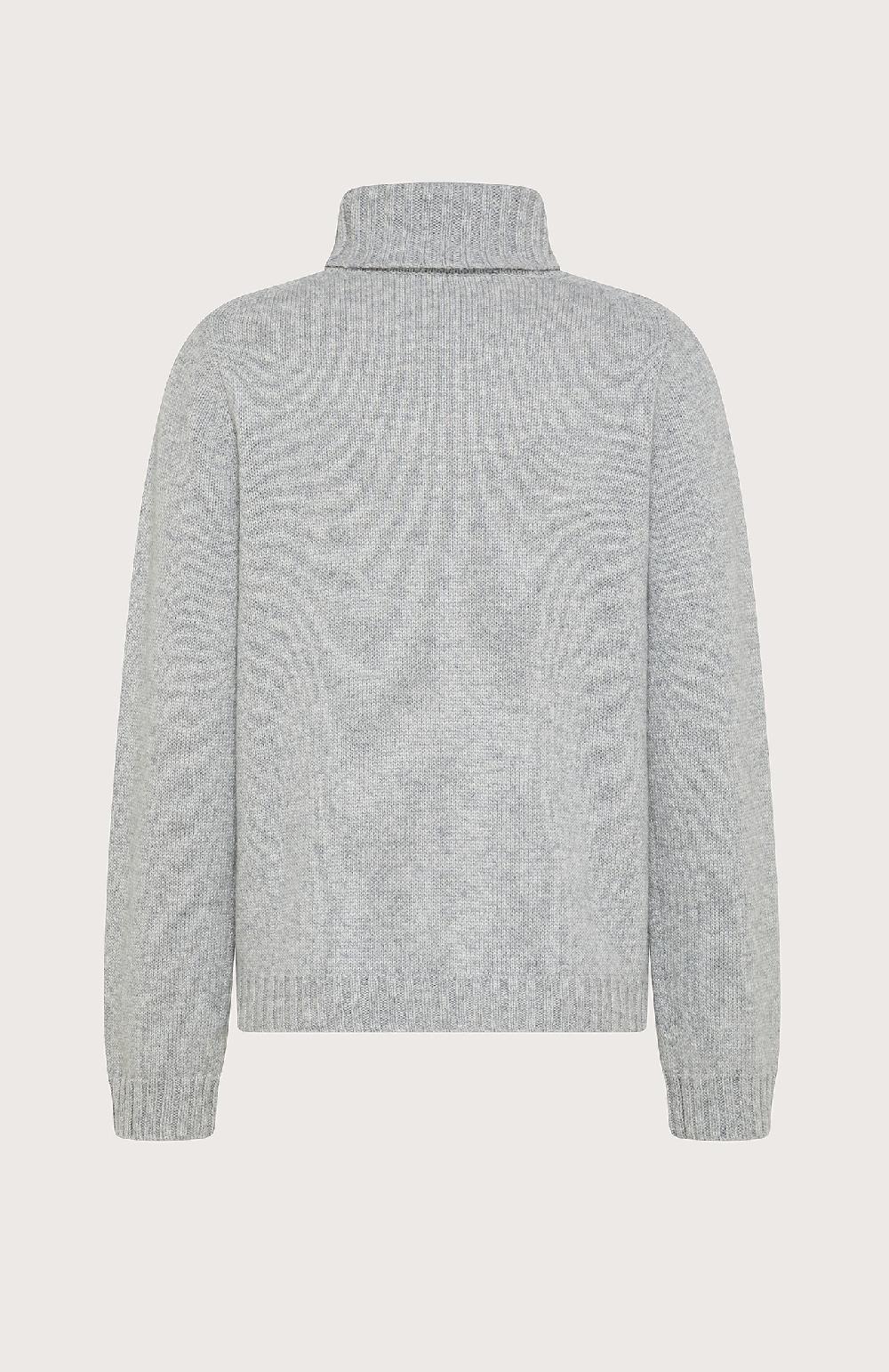 Seventy Maglione con motivo a costa sul davanti - Col. Grigio Negozi Online
