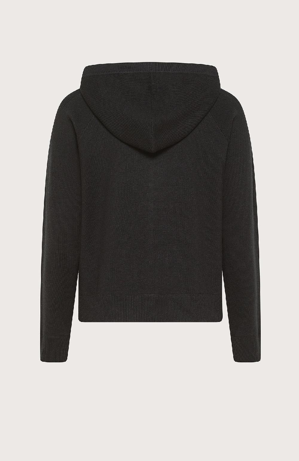 Seventy Felpa con cappuccio in viscosa stretch - Col. Nero Promozione Limitata