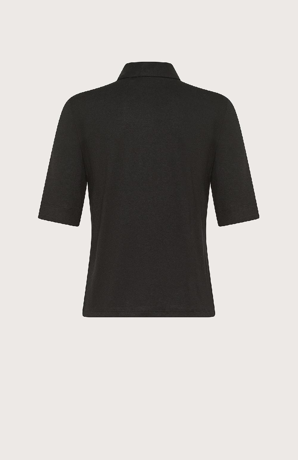 Seventy Polo con maniche a tre quarti in jersey unito bistretch - Col. Nero Prezzo Ridotto
