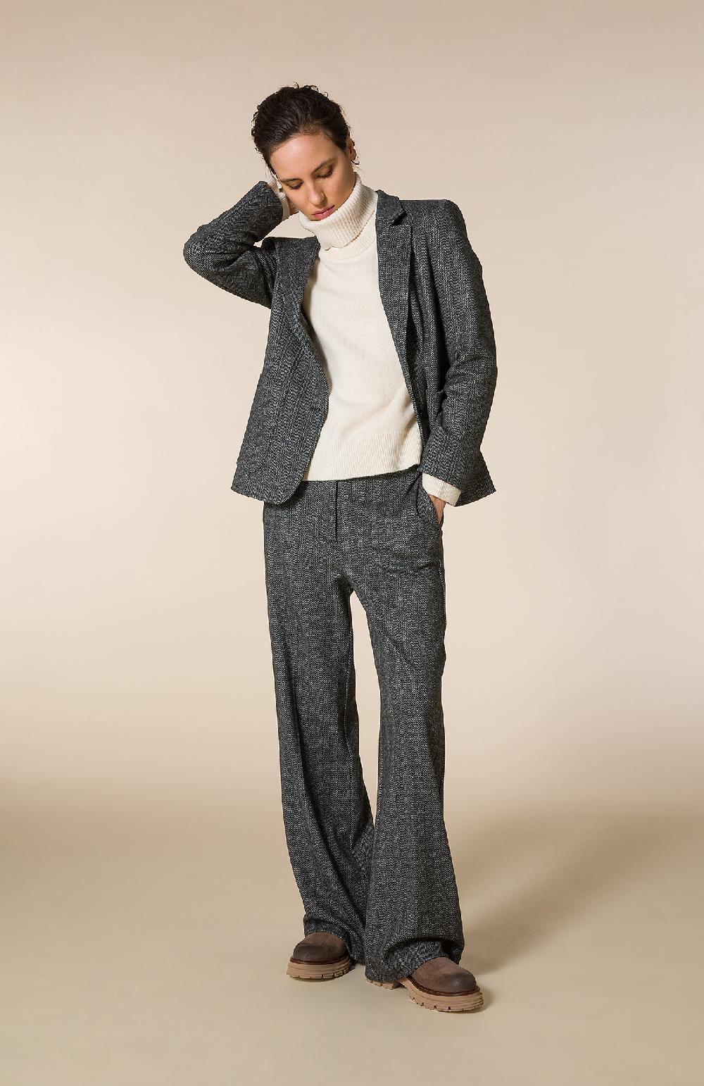 Seventy Pantalone lungo relax fit in maglia - Col. Grigio Novità