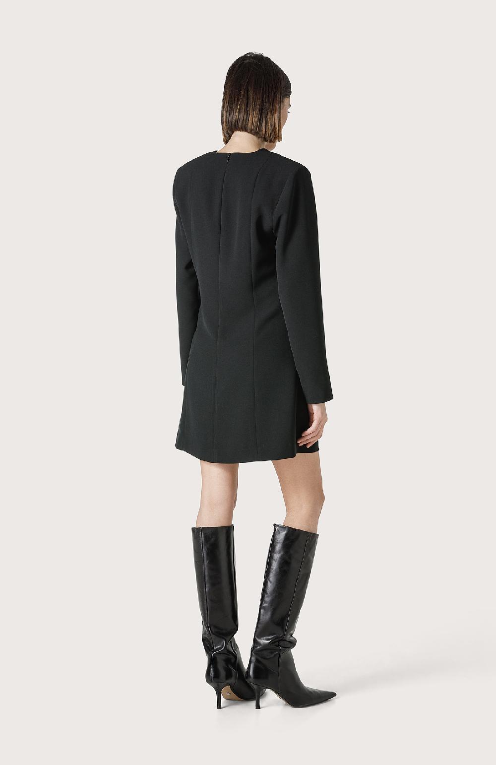 Seventy Mini abito con scollo a V - Col. Nero Offerte