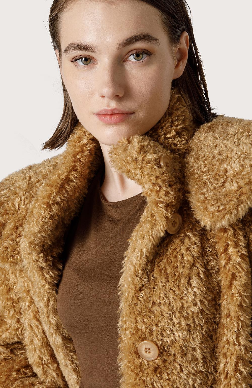 Seventy Parka in eco pelliccia - Col. Neutro Saldi Di Fabbrica