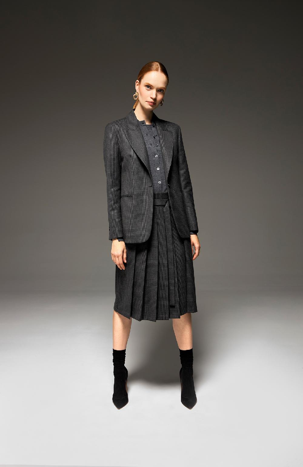 Seventy Twin set girocollo in lana merinos - Col. Grigio Vendita