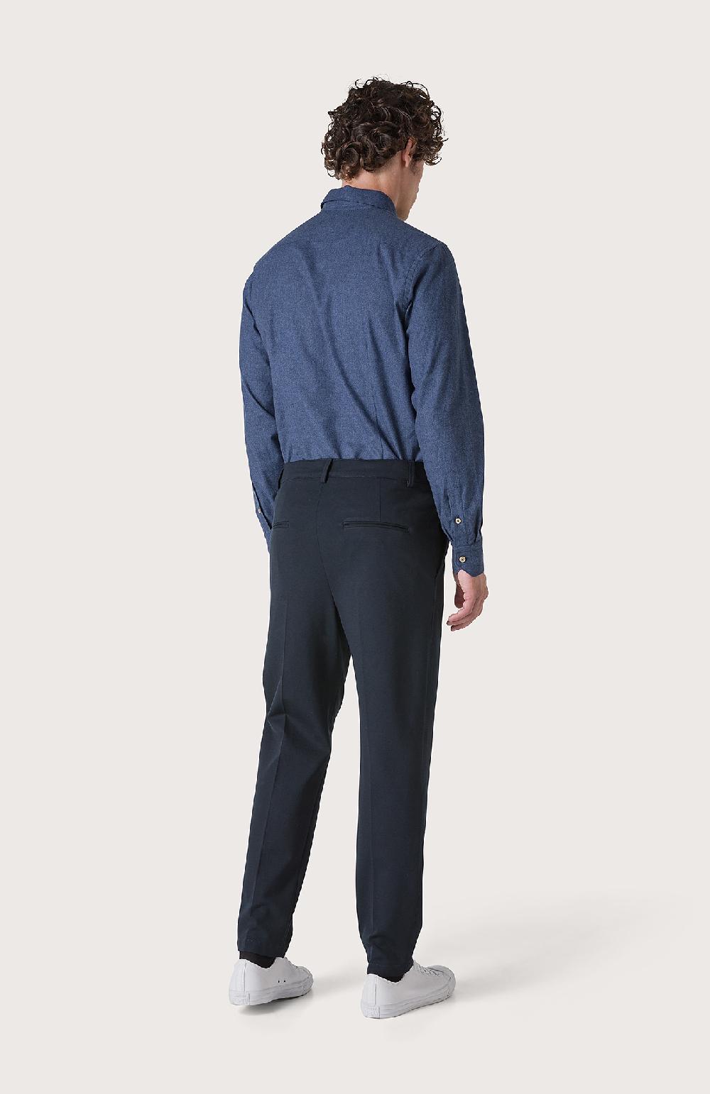 Seventy Pantalone chino con tasche filetto - Col. Blu Offerta