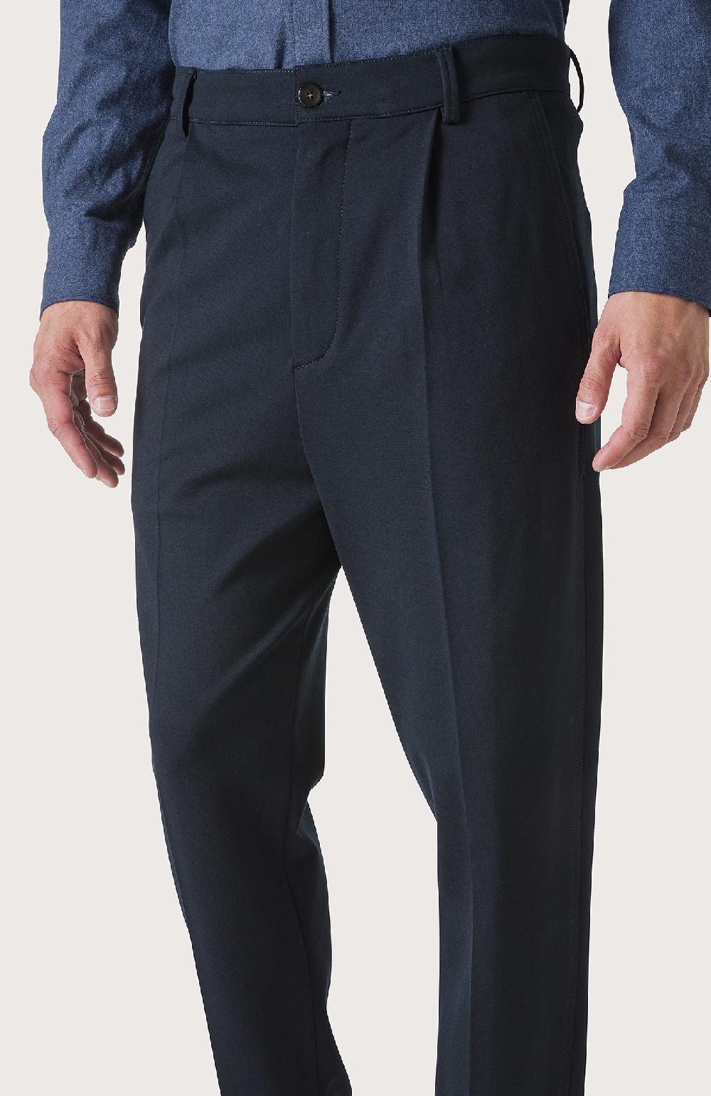 Seventy Pantalone chino con tasche filetto - Col. Blu Offerta