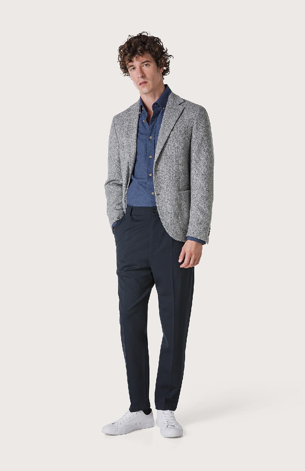 Seventy Pantalone chino con tasche filetto - Col. Blu Offerta
