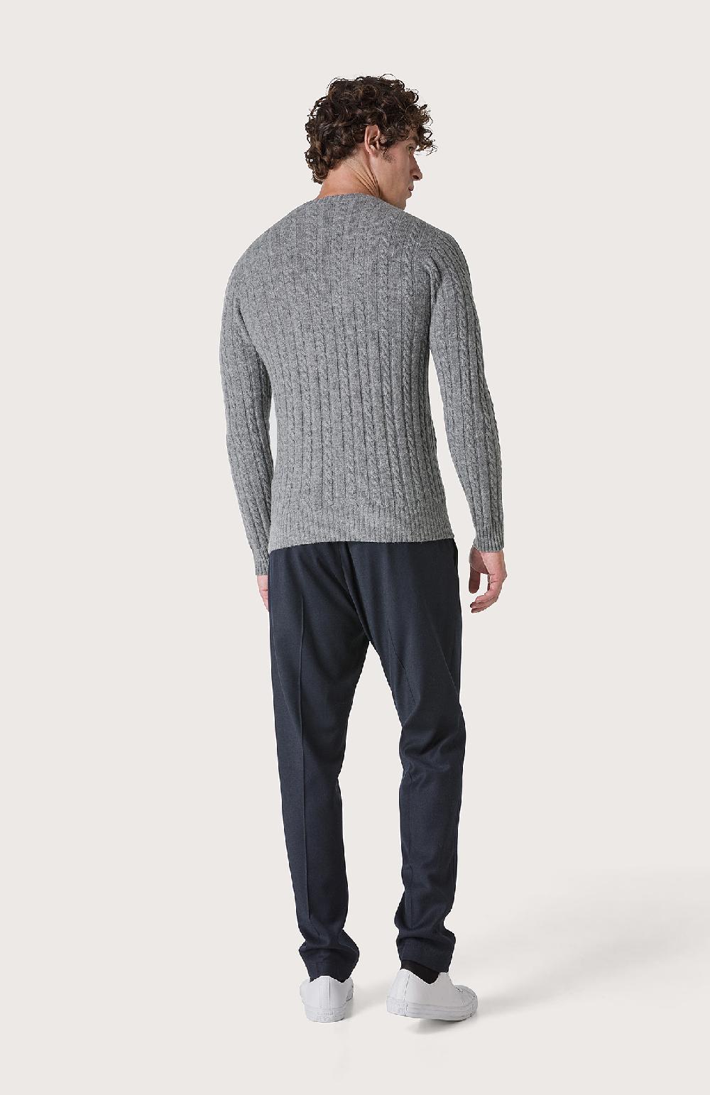 Seventy Maglia a trecce e coste - Col. Grigio Online