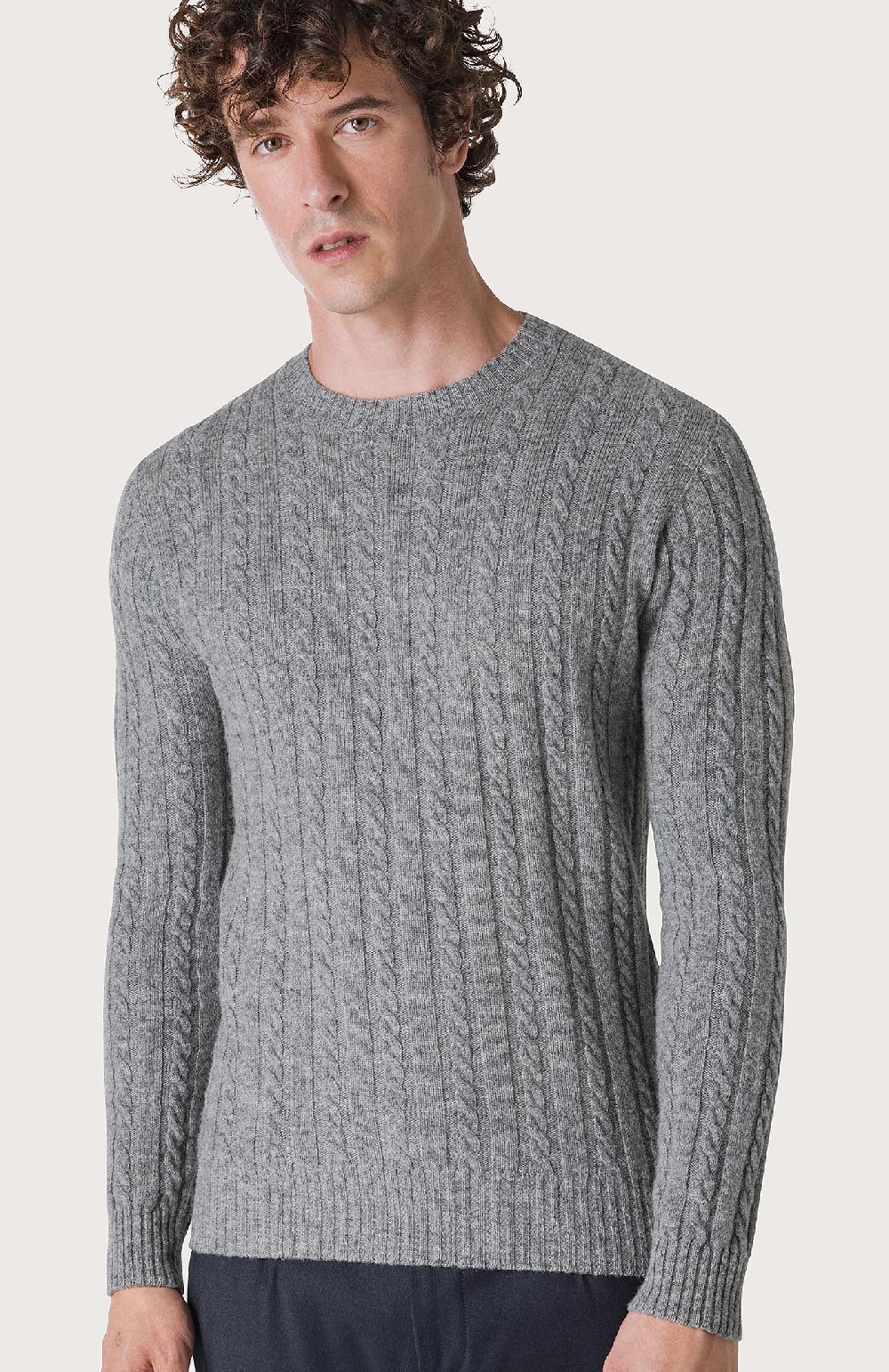 Seventy Maglia a trecce e coste - Col. Grigio Online