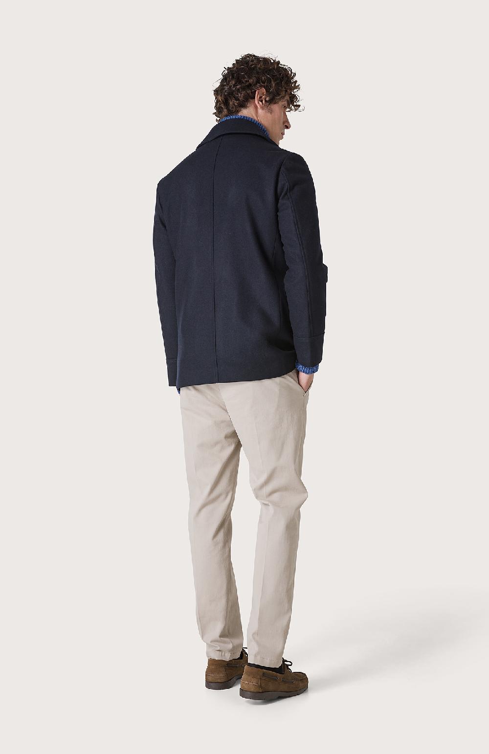 Seventy Cappotto doppiopetto con pistagna - Col. Blu Offerte