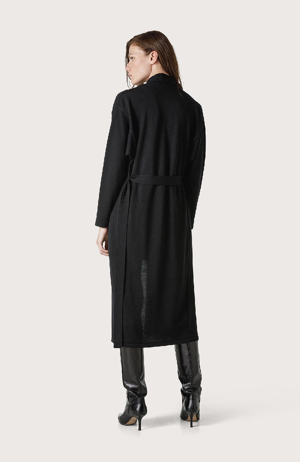 Seventy Maxi cardigan con cintura - Col. Nero Italia