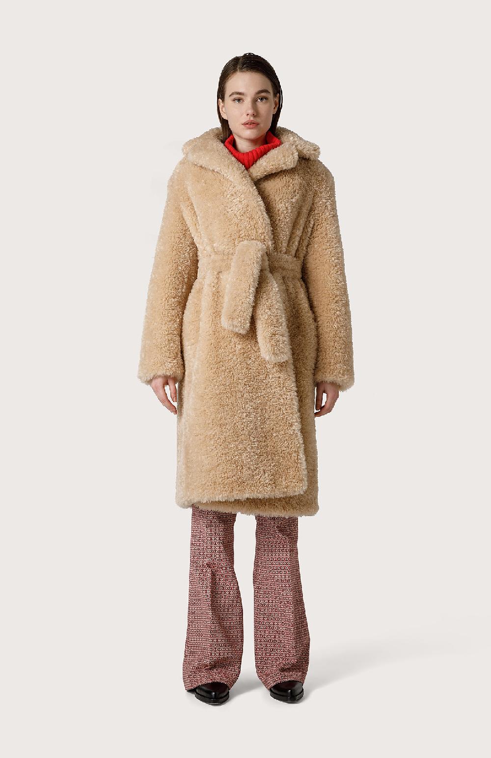 Seventy Cappotto in eco pelliccia - Col. Neutro Qualità