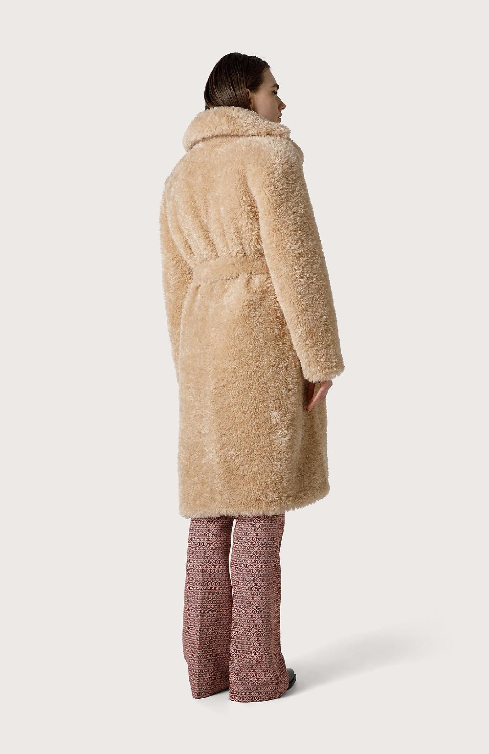 Seventy Cappotto in eco pelliccia - Col. Neutro Qualità
