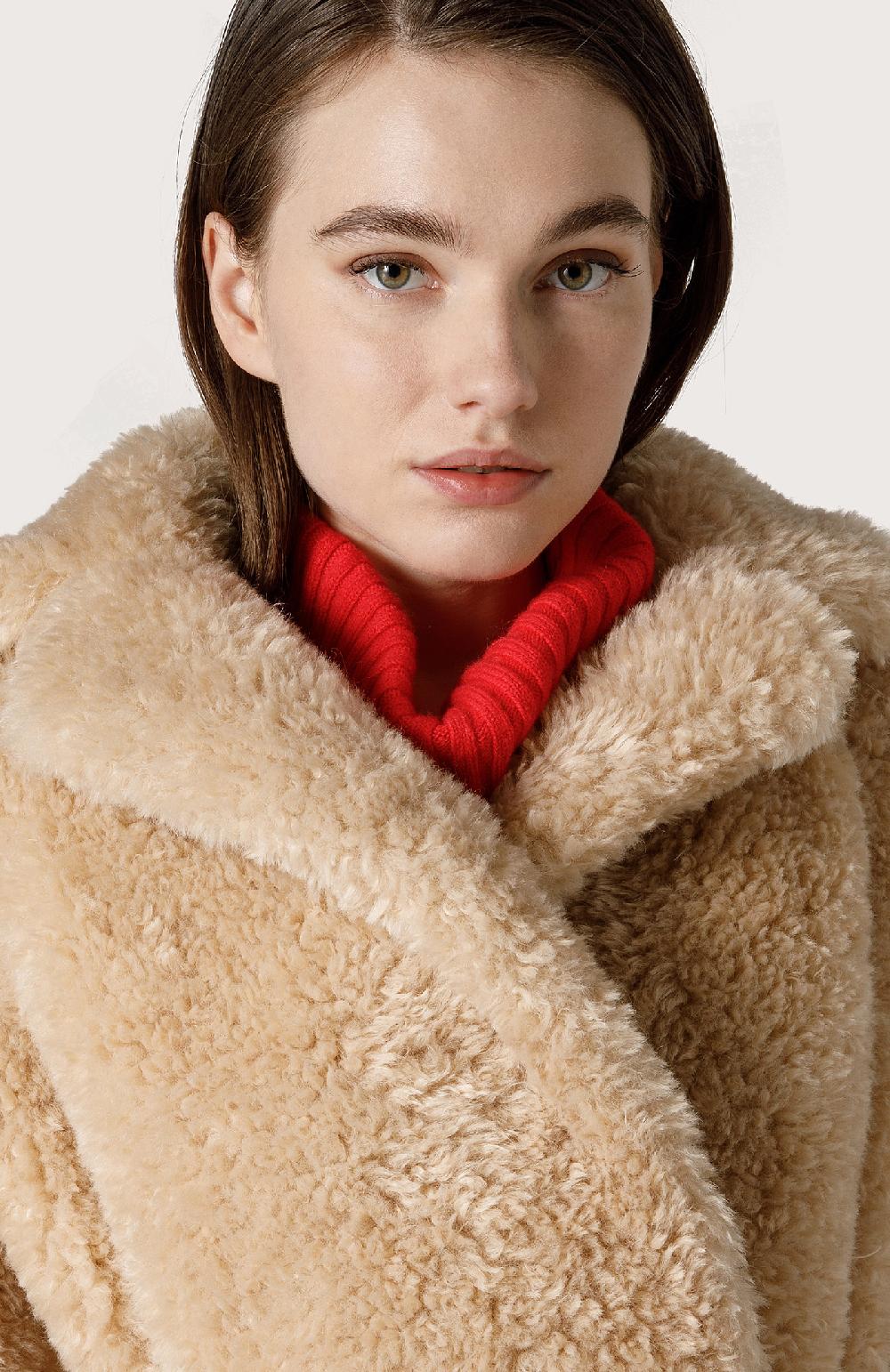 Seventy Cappotto in eco pelliccia - Col. Neutro Qualità