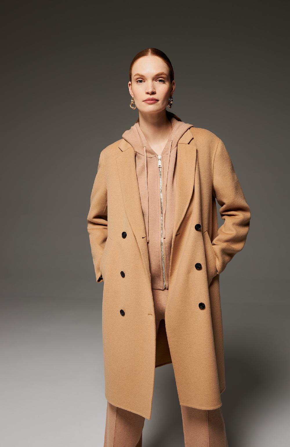 Seventy Cappotto doppiopetto in panno double - Col. Neutro Shopping Online