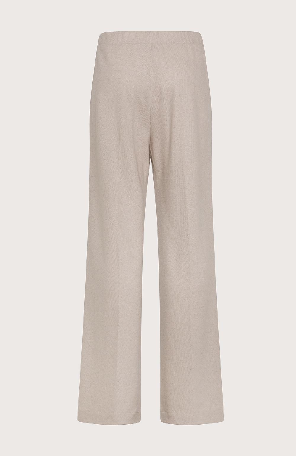 Seventy Pantalone lungo relax fit elasticato dietro in flanella - Col. Grigio Flash Sale