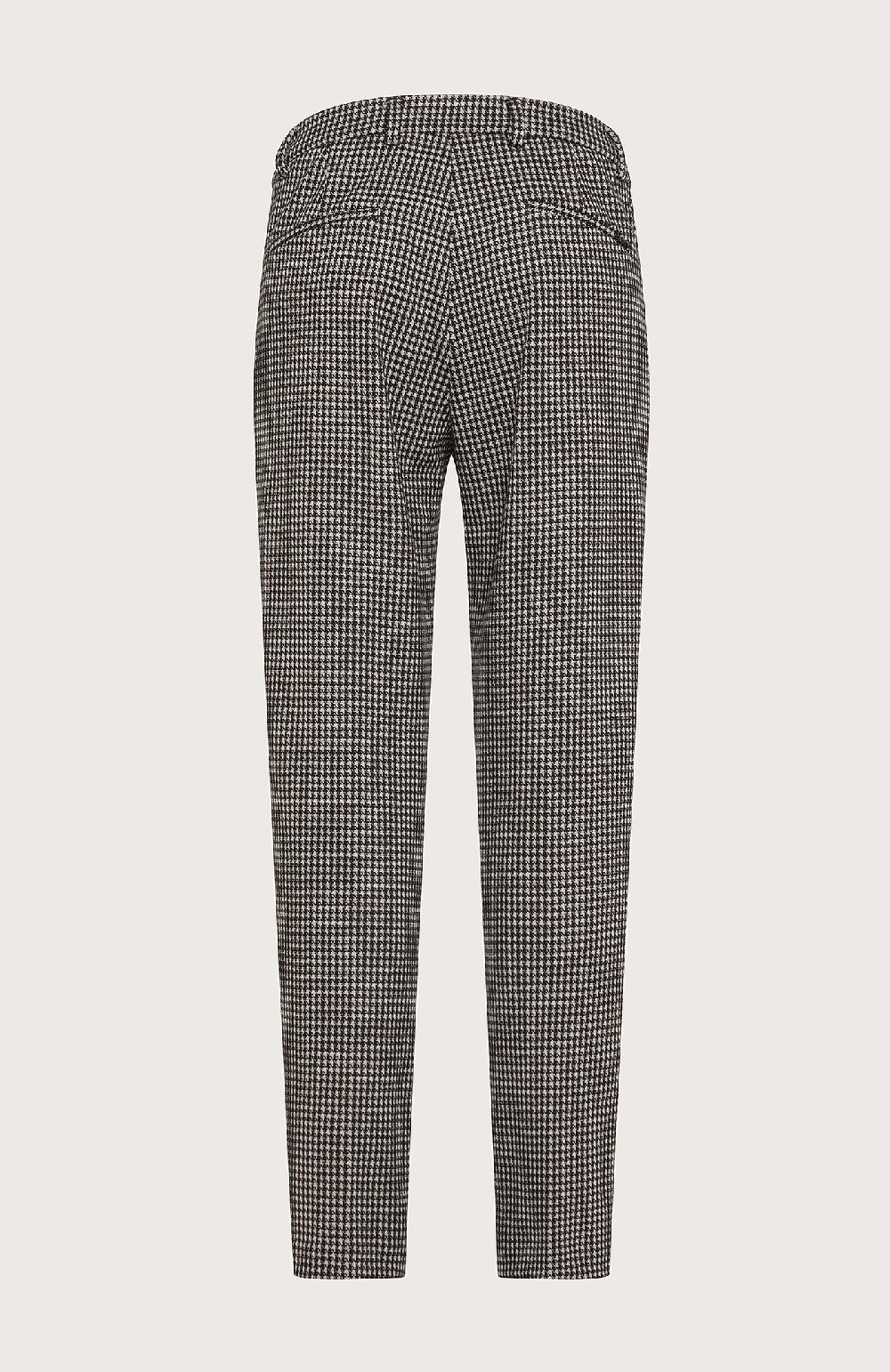 Seventy Pantalone slim fit alla caviglia in jacquard stretch - Col. Nero Offerta esclusiva